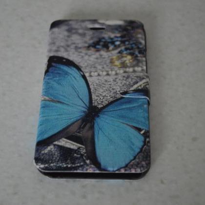 Blue Butterfly Iphone 6 Cover